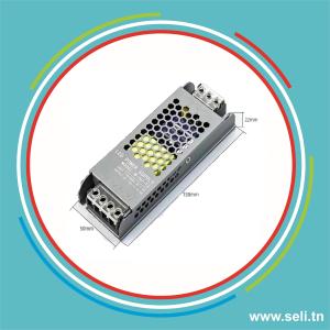 ALIMENTATION POUR ECLAIRAGE LED  COMPACT 12V 60W 5A.Arduino tunisie