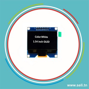 AFFICHEUR 128X64 OLED 1.54 POUCE COULEUR BLANC SSD1306.Arduino tunisie