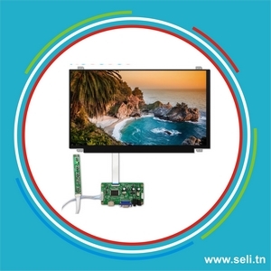 KIT AFFICHEUR 15.6 POUCES N156HGA-EAB POUR CARTE INTERFACE HDMI VGA COMPATIBLE RASPBERRY.Arduino tunisie