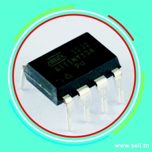 ATTINY13A-PU DIP-8 MICROCONTROLEUR 8-bit ATMEL 1,8-5,5V.Arduino tunisie