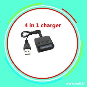 CHARGEUR USB POUR BATTERIES LIPO 4 X 1S 3.7V.Arduino tunisie