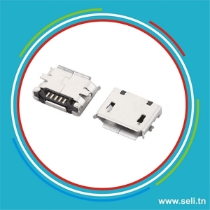 FICHE CONNECTEUR MICRO USB FEMELLE MK5P.Arduino tunisie