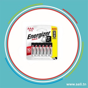 PACK 6 PILES ENERGIZER 1,5V AAA LR3 4+2.Arduino tunisie