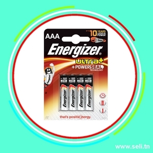 PACK 4 PILES ENERGIZER 1 .5V AAA LR3.Arduino tunisie