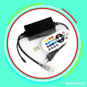 SMD CONTROLLER POUR RUBAN LED RGB 220V.Arduino tunisie