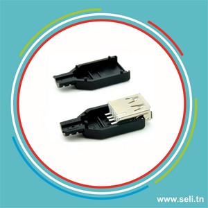 KIT FICHE USB FEMELLE TYPE A .Arduino tunisie